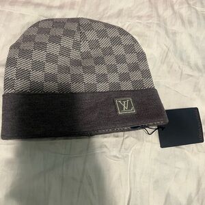 Louis Vuitton Checkered Knit Hat